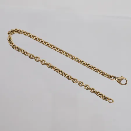 Armbånd Erte, lengde 19cm, bredde 1- 4mm, 14K Vekt: 8,8 g Kontakt Lånekontoret for frakt