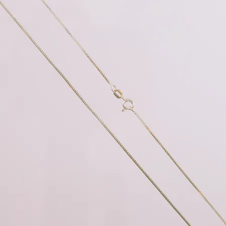 Halskjede veneziansk, lengde 37mm, bredde 1mm, 925S Vekt: 1,9 g Kontakt Lånekontoret for frakt