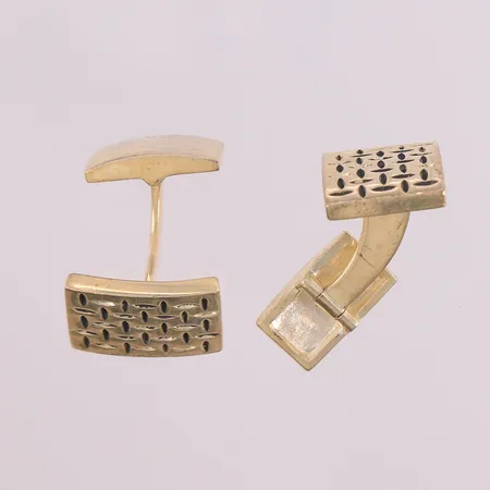 Mansjettknapper i sølv, 925/1000. Vekt: 15,4 g Kontakt Lånekontoret for frakt