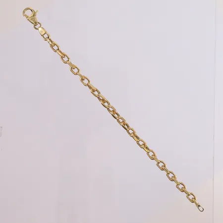 Armbånd anker, lengde 19cm, bredde 5,3mm, 14K Vekt: 17,7 g Kontakt Lånekontoret for frakt