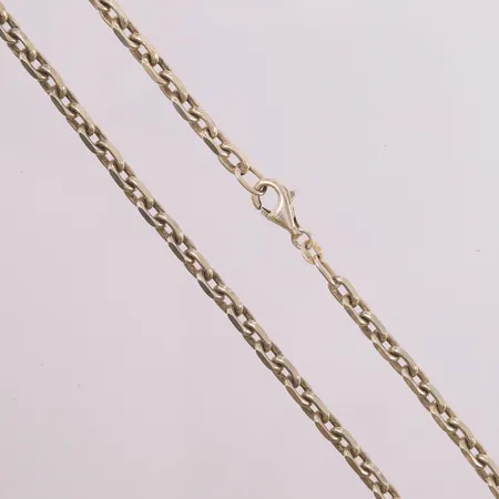 Ankerkjede i sølv, 44cm, bredde 4,2 mm, 925/1000. Vekt: 35,7 g Kontakt Lånekontoret for frakt