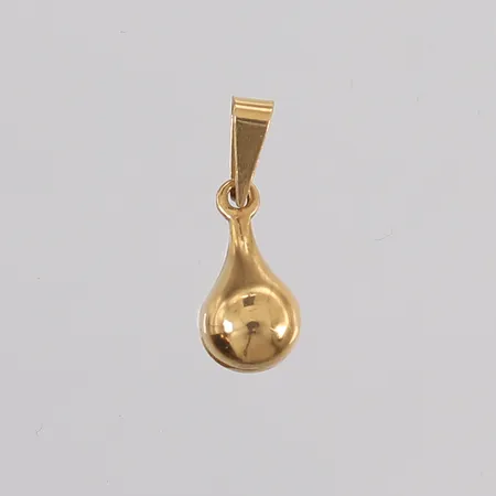 Anheng dråpe, 17x6mm, 18K gull. Vekt: 0,4 g Kontakt Lånekontoret for frakt