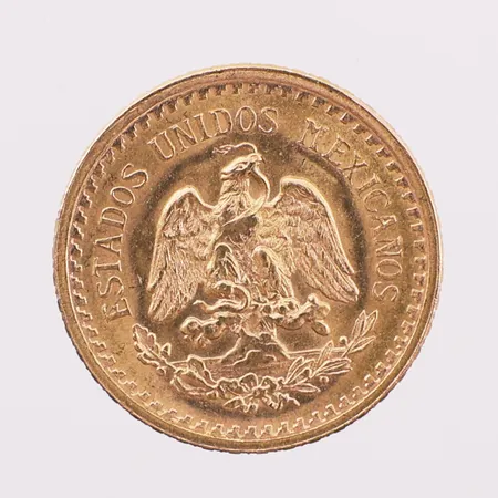 Mynt Dos y medio pesos, 2.5 pesos, år 1945, 21,6K Vekt: 2,1 g Kontakt Lånekontoret for frakt