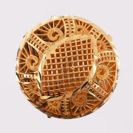 Ring justerbar, Ø 25,4 mm, lengde 25,6 mm, 21K Vekt: 4,6 g Kontakt Lånekontoret for frakt