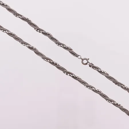 Halskjede, lengde 53 cm, bredde 3,9 mm, 925S Vekt: 19 g Kontakt Lånekontoret for frakt