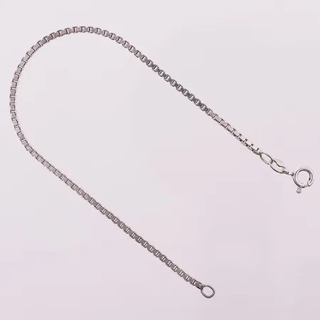 Armbånd veneziansk, lengde 18,5 mm, bredde 1,8 mm, 925S Vekt: 3,1 g Kontakt Lånekontoret for frakt