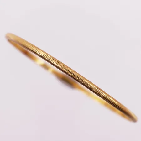 Armring, Ø 60,7 mm, bredde 2,6 mm, 21K Vekt: 7,1 g Kontakt Lånekontoret for frakt