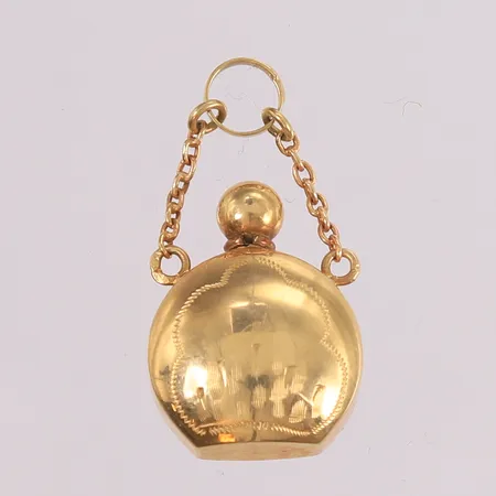 Anheng, høyde 28mm, 14K gull. Vekt: 3,5 g Kontakt Lånekontoret for frakt