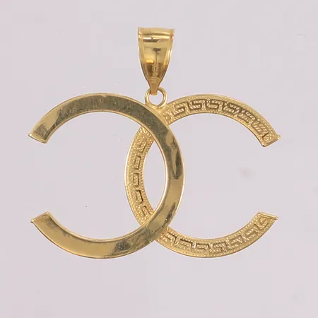 Anheng, 30x28mm, ikke ekte merkevare, noe bulkete, 18K Vekt: 1 g Kontakt Lånekontoret for frakt