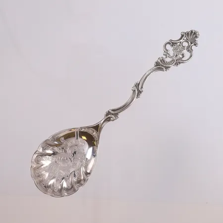 Liten kompottskje, Oldemor, lengde 17,5cm, 830S Vekt: 36,8 g Kontakt Lånekontoret for frakt