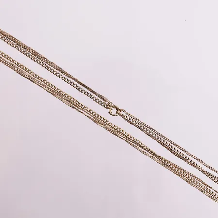 Kjede Panser, lengde 158 cm, bredde 1,7 - 2 mm, 14K Vekt: 17 g Kontakt Lånekontoret for frakt