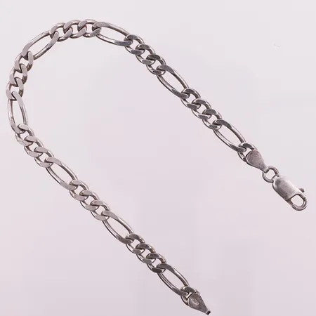 Armbånd figaro, lengde 20 cm, bredde 5,6 mm, 925S Vekt: 10,9 g Kontakt Lånekontoret for frakt