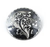 Hänge/Brosch sterling 925 silver, Ø ca 4 cm, Mexico Vikt: 14 g