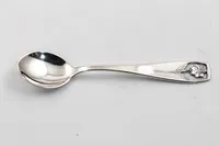 Skedar 12st silver 830,  längd ca 10.5 cm, Alton design B.Scmidt 1986 Vikt: 136,7 g