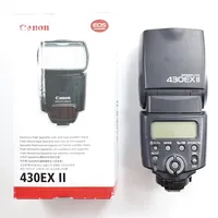 Blixt, Canon Speedlite 430EX II, snr: C51523, instruktionsmanual, kartong Vikt: 0 g Skickas med postpaket.