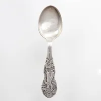 Silversked, 137mm, Pål Sine Honer, repig, bucklig, personlig gravyr, 830/1000 silver  Vikt: 29,6 g