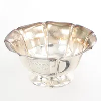 Silverskål, CGH, 1928, Ø12cm, höjd 5cm, gravyr, Silver Vikt: 66,4 g