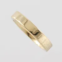 Ring slät, stämplad sch  Schalins Ringar AB , stl 18 mm, bredd 3,9mm, 18K  Vikt: 6,6 g