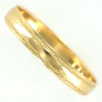 Ring, stl 21, bredd 4mm, Schalins, 18K  Vikt: 2 g