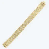 Armband, längd 20 cm, bredd 17 mm, 18K 25,3g 