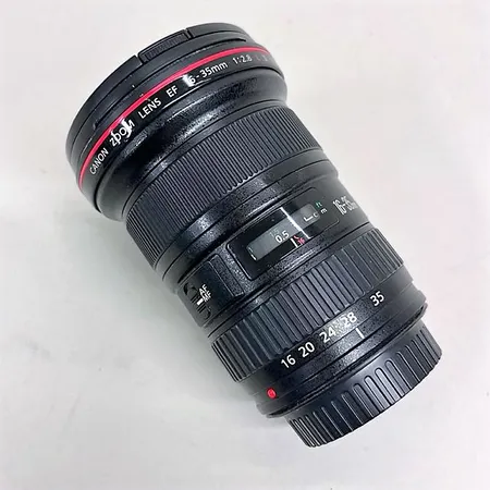 Objektiv Canon 16-35mm 1:2.8 L II USM, serienummer 5569753, märken utvändigt Vikt: 0 g