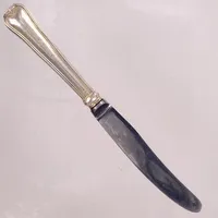 Kniv, ca 18cm, blad i rostfritt stål, Danmark. 830/1000 silver Bruttovikt 49,7g 