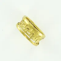 Ring, stl 16¼, skev, 23K Vikt: 3,8 g