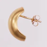 Örhänge, udda, 14mm, stopp i 18K, 21K  Vikt: 1,2 g