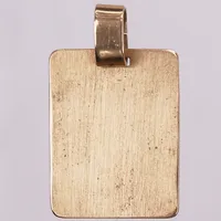 Hänge, ca 21x16mm, 14K guld Vikt: 3,6 g