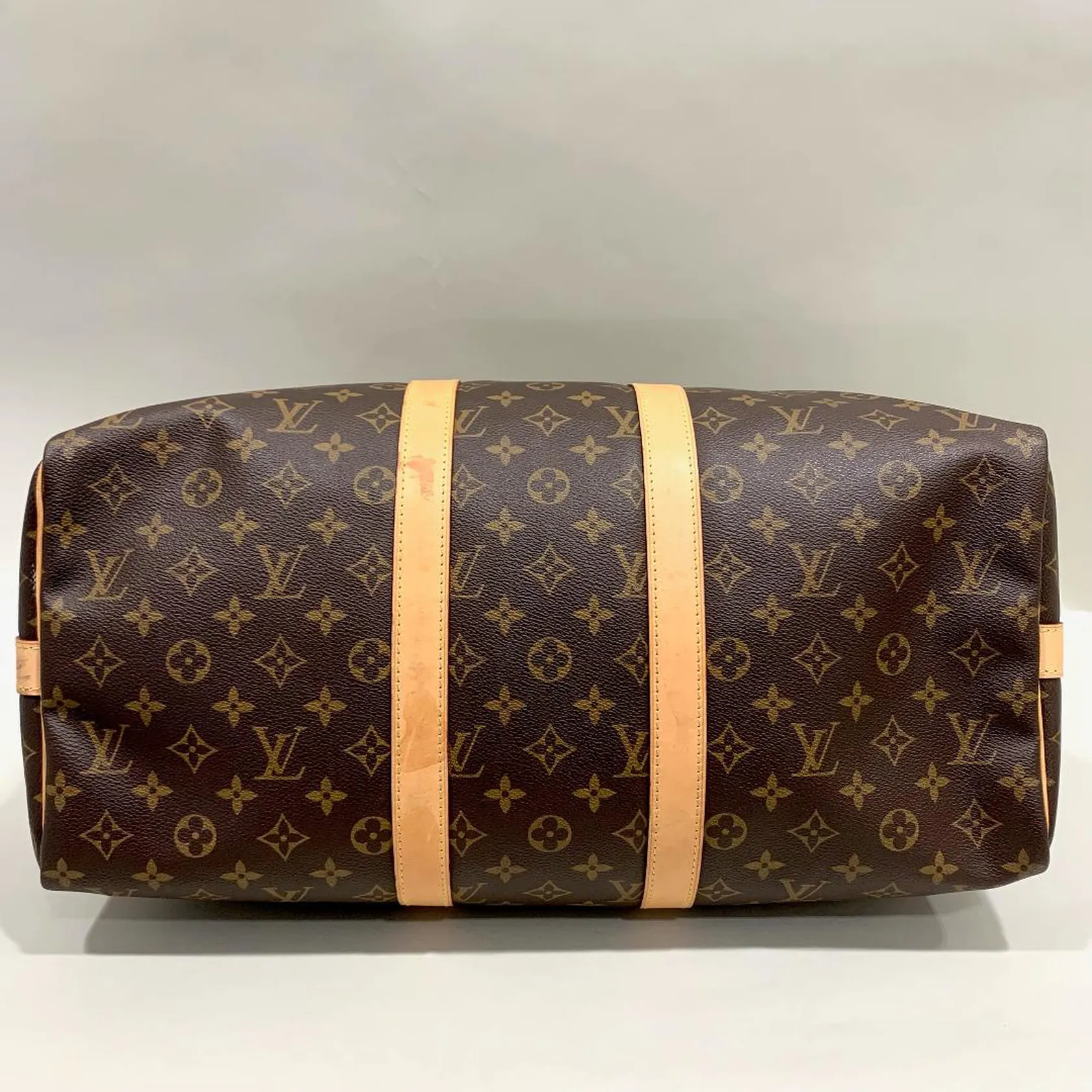 LOUIS VUITTON Keepall Bag in Brown Canvas - 101244 Cloth ref.959767 - Joli  Closet