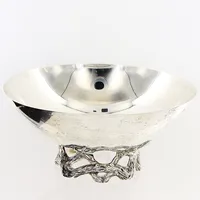 Skål på fot, Tiffany & CO, höjd 10cm, Ø21,8cm, numrerad 23886, sterling silver, 925/1000 Vikt: 841 g