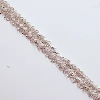 Collier , silver 925/1000,  längd 42,5cm, bredd 7mm Vikt: 12,5 g