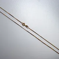 Halskedja Venezia, längd 38 cm, 18K, 2,9g Vikt: 2,9 g
