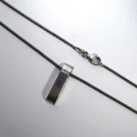 Halskedja med hänge Efva Attling, repor, längd 44/3 cm, silver 925/1000, 12,3g Vikt: 12,3 g