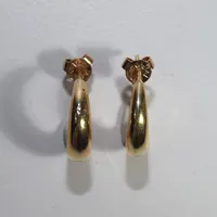 Ett par örhängen, Ø 10 mm, 18K 3,6g Vikt: 3,6 g