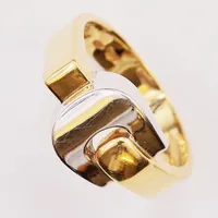 Ring, Ø18½, bredd:11mm, 18K 6g.