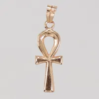 Hänge, Ankh, ca 11 x 35mm, bruksslitage, Egyptisk guld 18K  Vikt: 3,4 g