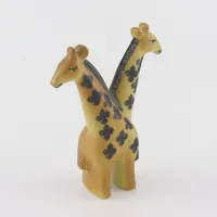 Figurin "Giraffer", ur serien Noaks ark design Lisa Larsson Gustavsberg, höjd 14cm,  , stengods