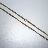 Halsband Singapore längd 46 cm, bredd 2,6 mm, 14K 6 g Vikt: 6 g