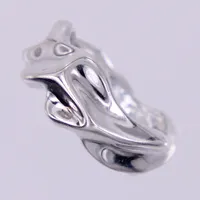 Ring mönstrad, Glitter Ab, stl 18, bredd: ca 3,6-10mm, silver 925/1000 Vikt: 4,8 g