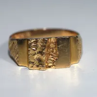 Ring, Ø 20½ mm, bredd 9,3 mm, 18K 7,8g Vikt: 7,8 g