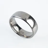 Ring, palladium stl 19(59), bredd 7mm, Palladium PL/500, gravyr Vikt: 7,6 g