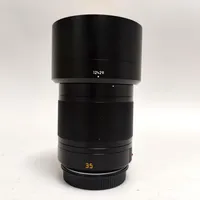 Objektiv Leica Summilux-TL ASPH 35, 1:1,4, snr: 4591689, modellnr: 11084, motljusskydd, inga tillbehör. Vikt: 0 g