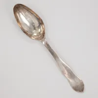 Sked, 21,5cm, gravyr, bucklig, Kalmar A.Engelfelt år 1838, Silver  Vikt: 51,2 g