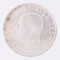 Mynt, 10kr, Plikten framför allt 1882 11 XI 1972, Gustaf VI Adolf Sveriges Konung, Ø32mm, silver 835/1000 Vikt: 18,3 g