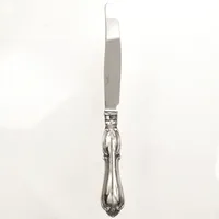 Kniv Olga, längd ca 212mm, 1991, Guldsmedsaktiebolaget Gab, stålblad, 830/1000 silver Vikt: 79,6 g