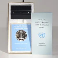 Medalj International Court Of Justice 1979, Silver Vikt: 20 g