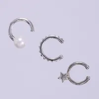 3 Earcugg, Syster P, 925/1000, silver Vikt: 0,7 g