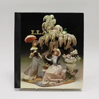 Bok Lladro "The art of porcelain", 27x25cm, inbunden, 198 sidor, bilder samt text på engelska, bruksskick, något gulnade blad. Vikt: 0 g