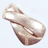 Ring, Ø17½, bredd 5-14mm, 925/1000 silver Vikt: 13,8 g
